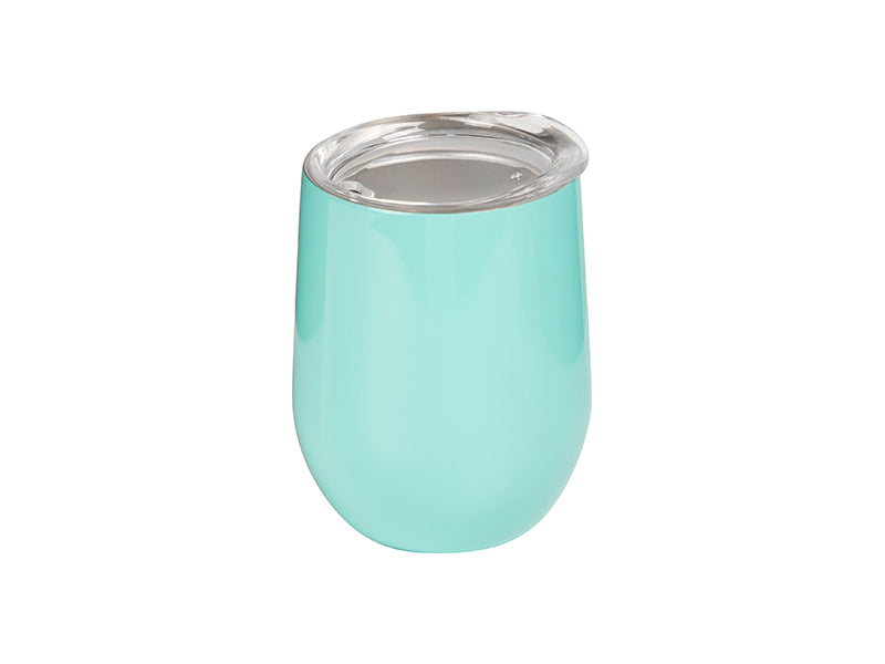 Pearl Coating™ 12oz Sublimation Stainless Steel Stemless Wine Cup with Lid White - Pack of 5 - Joto Imaging Supplies Canada